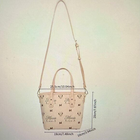 NEW Disney Cartoon Chic, Minnie Mouse Pink Shoulder Bag - Picture 5 of 13